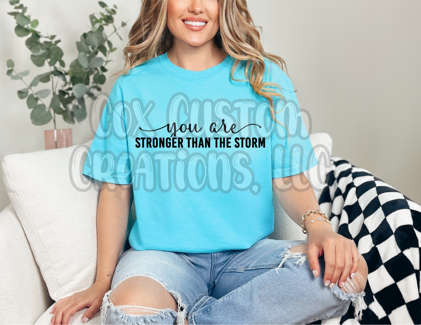 You are stronger than the storm
