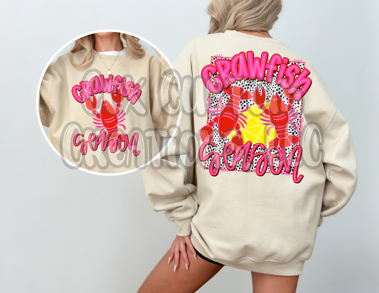 Crawfish Season front and back