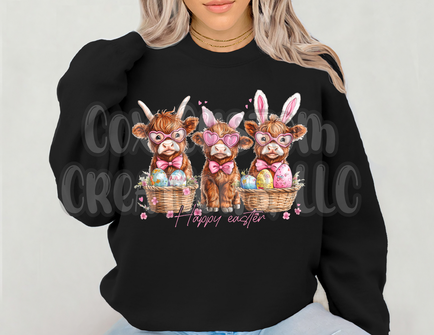 Highland Cow Easter Shirt