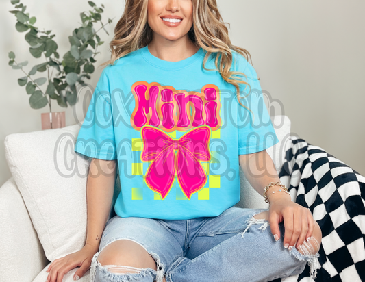 Kids Mini Neon Bow