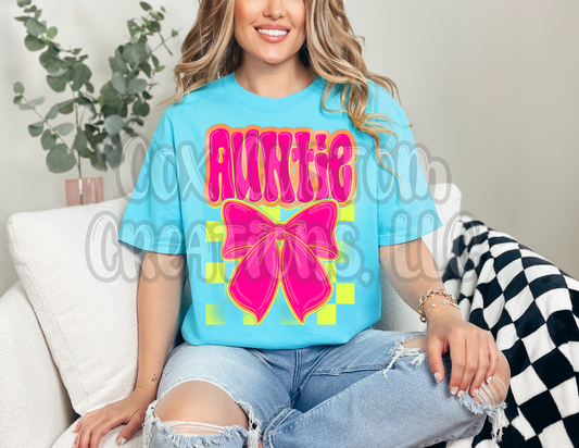 Auntie Neon Bow